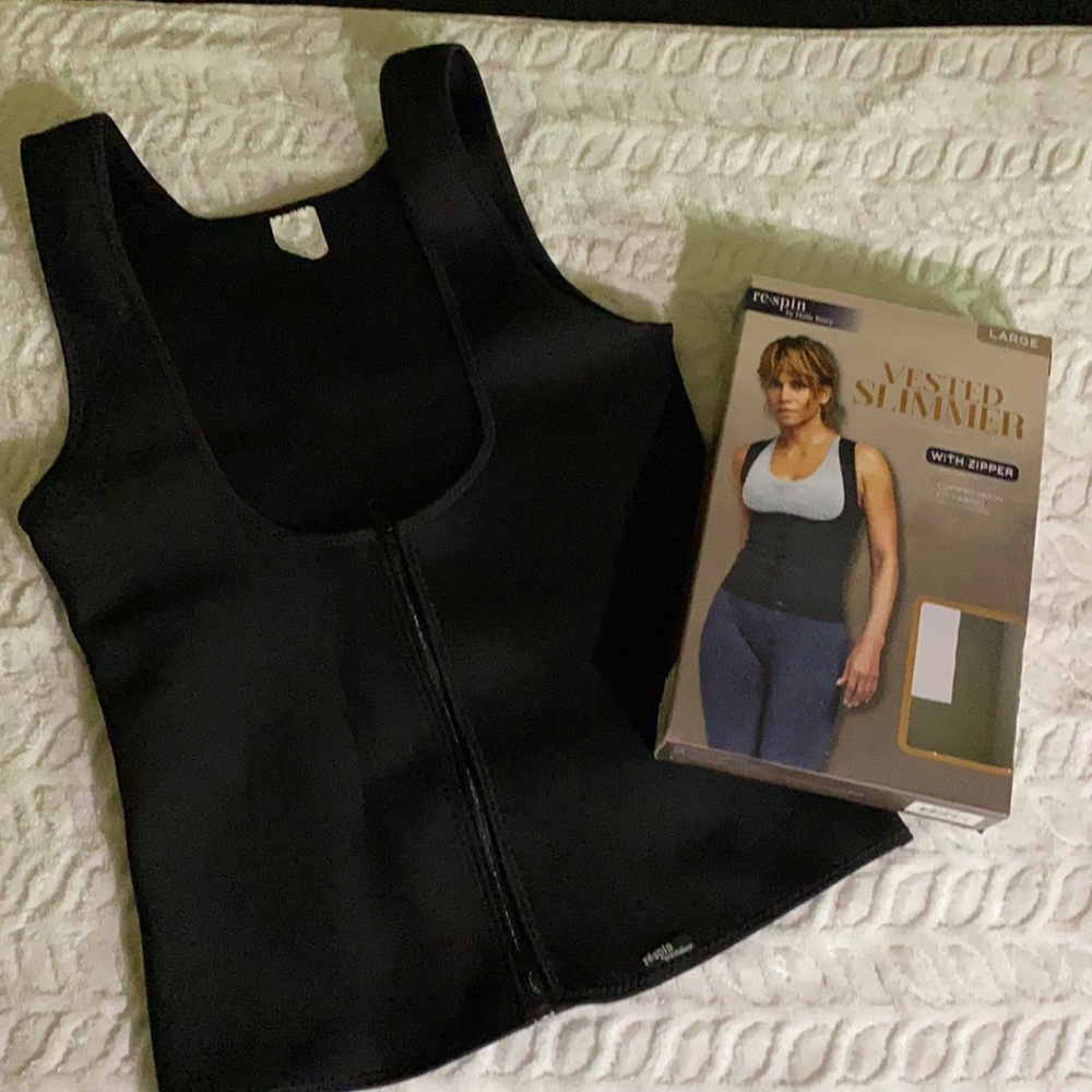 Black Sauna Vest Large